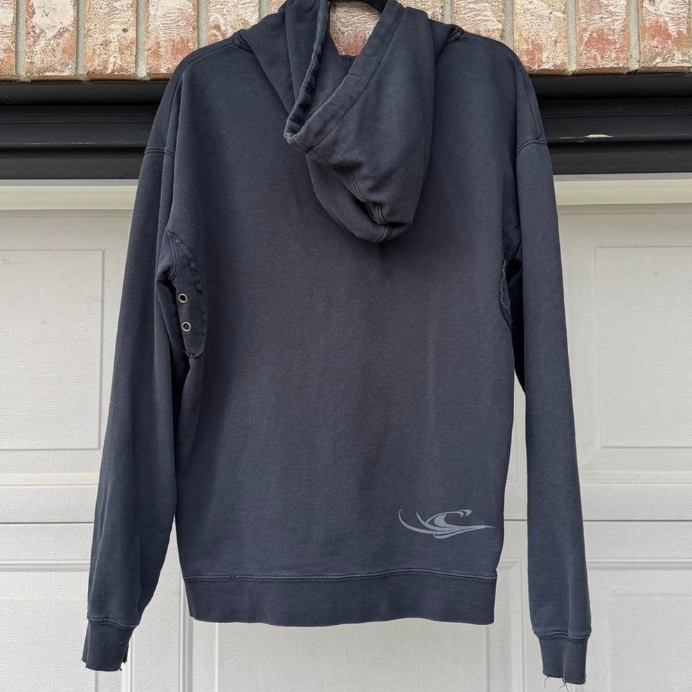 BLACK ONEILL PATCHWORK "GROMMET" ZIP UP HOODIE - Picture 5 of 5